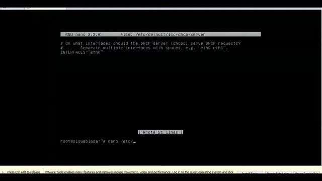 #SBID - Cara konfigurasi DHCP Server di Debian 7 dengan VMware смотреть онлайн