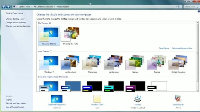 Changing the background colours in Windows 7 shiva Technical Gyan.Mp4.. смотреть онлайн