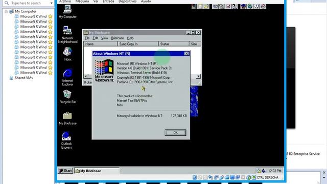 Windows NT Server SP1 SP3 Mon VirtualBOX смотреть онлайн