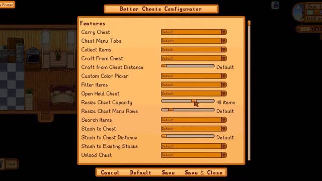 Stardew Valley Mod: Better Chests - Configurator смотреть онлайн