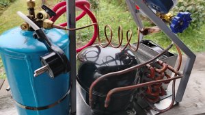 Станция эвакуации фреона, своими руками.