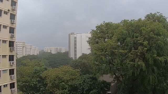 My First Time Lapse on Gopro Hero 7 Black - Sudden Rainstorm - View from my Window смотреть онлайн