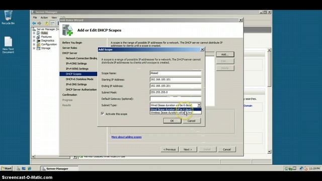 DHCP Server Role in Microsoft Windows Server 2008 смотреть онлайн