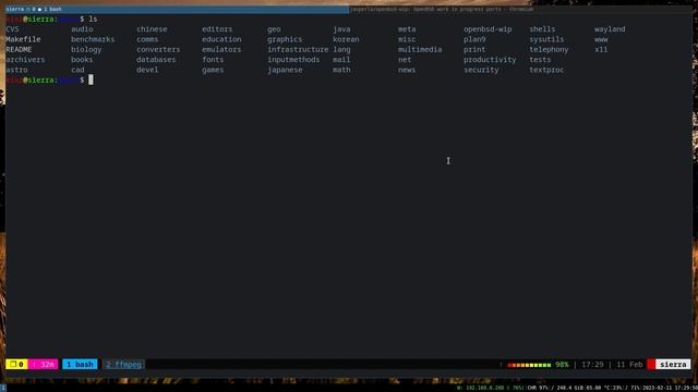 Working with OpenBSD and OpenBSD WIP ports смотреть онлайн