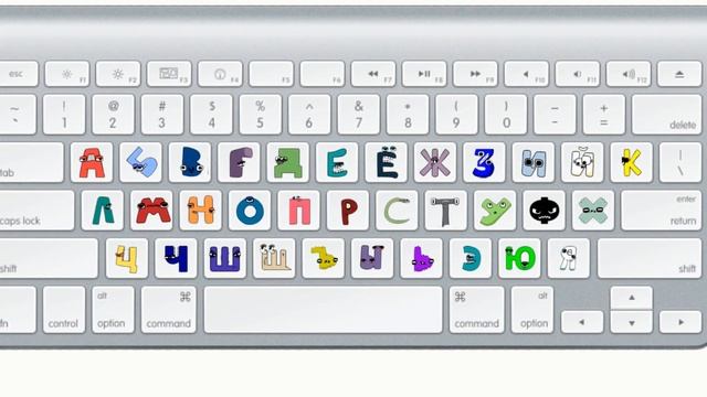 Russian Alphabet Lore but KEYBOARD on MacBook смотреть онлайн