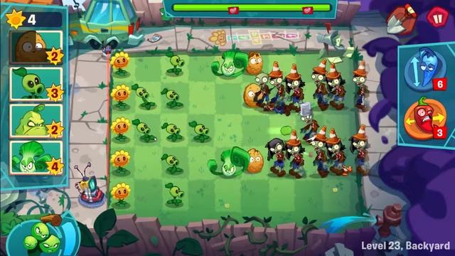Plants vs. Zombies 3 (2021 BETA VERSION) - Levels 21-25 Backyard смотреть онлайн