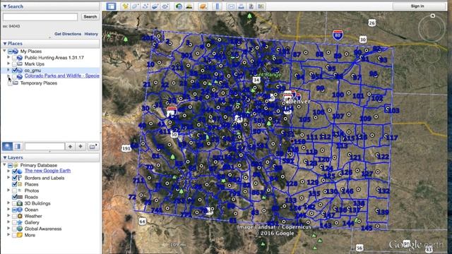 Google Earth Digital Scouting For Elk In Colorado смотреть онлайн