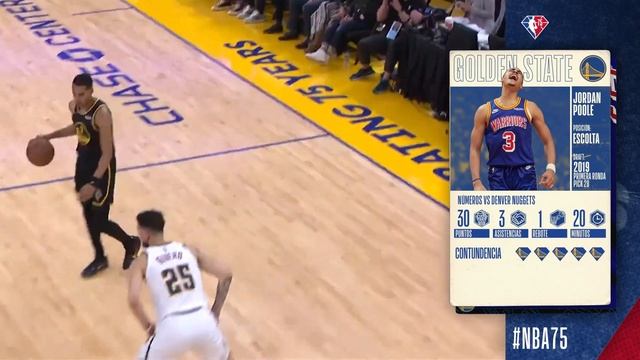 Jordan Poole iguala a Wilt Chamberlain y Mitch Richmond con el mejor debut en Playoffs смотреть онлайн