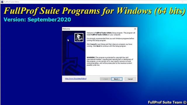 FullProf Suite Program for Windows смотреть онлайн