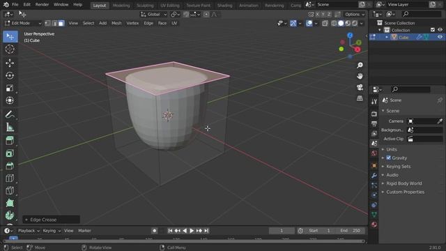 Blender tips: Edge Crease , AR смотреть онлайн