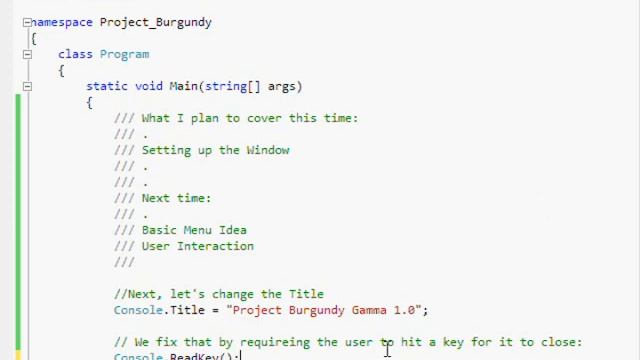 Let's Code a Game in C#, ASCII: "Terminal Window" смотреть онлайн