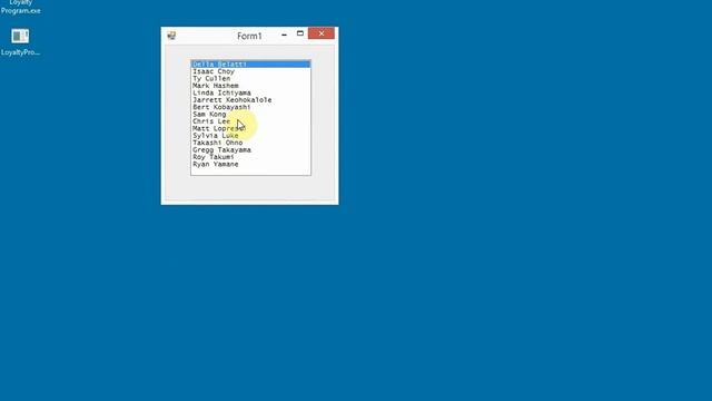 03 - Description of First Simple App - ListBox of Names смотреть онлайн