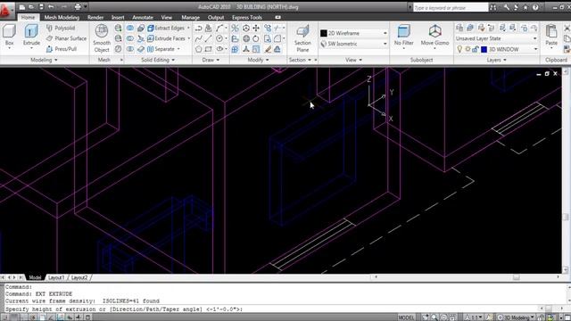 AutoCAD 3D #3 - House Modelling | Window Opening & Chajja | AutoCAD смотреть онлайн