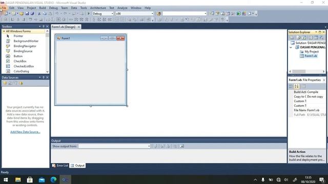 TUTORIAL PEMOGRAMAN DEKSTOP|| VISUAL BASIC 2010 (DASAR & PENGENALAN VISUAL BASIC 2010) смотреть онлайн