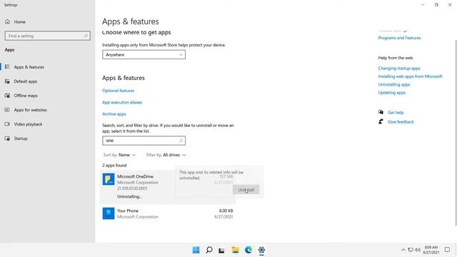 How To Disable OneDrive and Remove it From File Explorer on Windows 11/10/8 смотреть онлайн