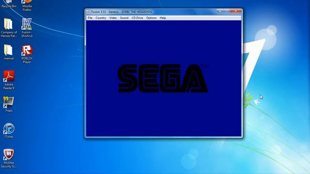 Fusion Sega Emulator for PC Demo смотреть онлайн