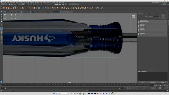 Screw Driver Part 1 Project Window Image Plane Handle Modeling смотреть онлайн