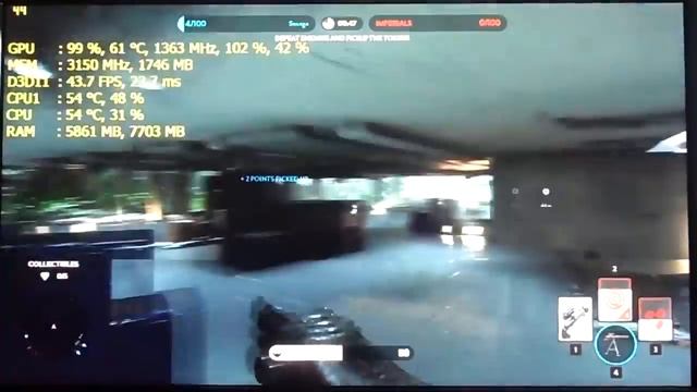 Star Wars Battlefront - GTX 750 Ti 2GB - i7 920 - 1080p Test смотреть онлайн