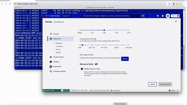mac don't start docker gitlab caused by psotgresql , how to solve it смотреть онлайн