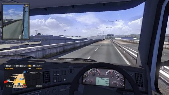 Euro Truck Simulator 2- London to Calais PART 2 смотреть онлайн