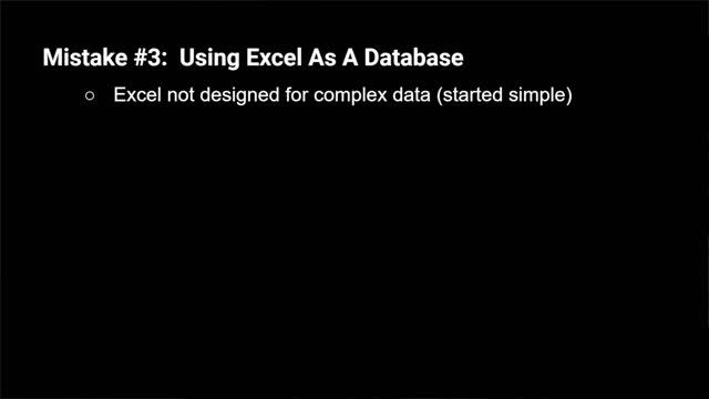 Why You Should NEVER Use Excel For Business Data смотреть онлайн