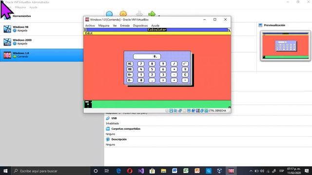 Windows 1.0 en VirtualBox смотреть онлайн
