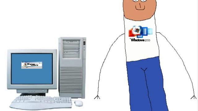 Boy Hates Microsoft Windows 2000 Shutdown смотреть онлайн