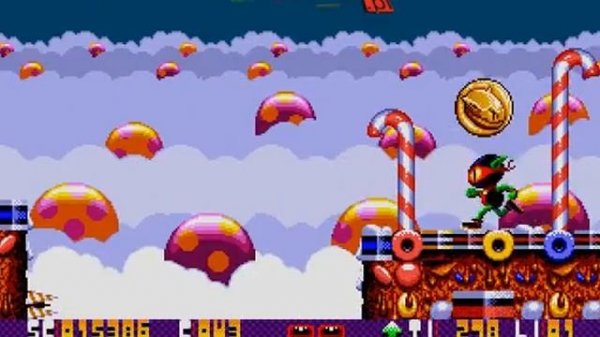 Zool Gameplay Ultra HD Sega Genesis Mega Drive LongPlay