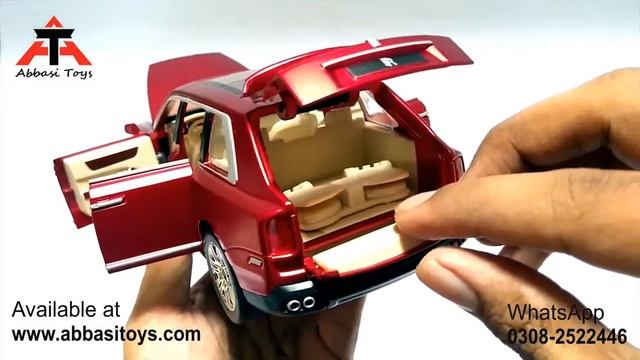 Rolls Royce Cullinan 1 24 Scale Diecast Model Car- Unboxing смотреть онлайн