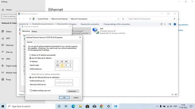IP configuration on Windows смотреть онлайн