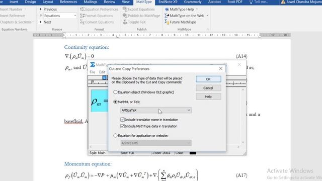 Move your equations from Microsoft Office word to LaTeX смотреть онлайн