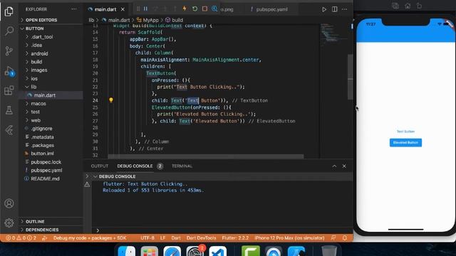 @10 Material Button in Flutter смотреть онлайн