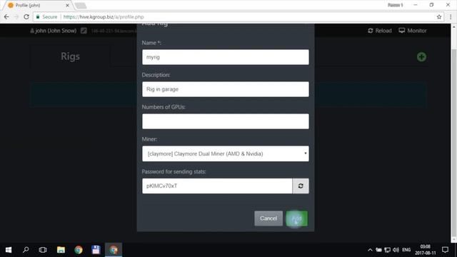 Hive OS quick start смотреть онлайн
