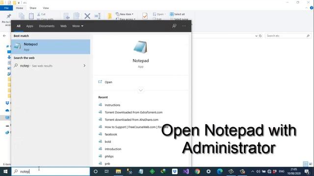 ADD URL TO HOST FILE || FIX Administrator Access Permission Problem смотреть онлайн