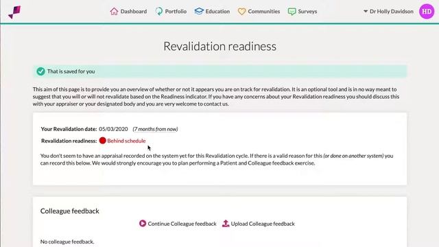 Revalidation Readiness Tool смотреть онлайн