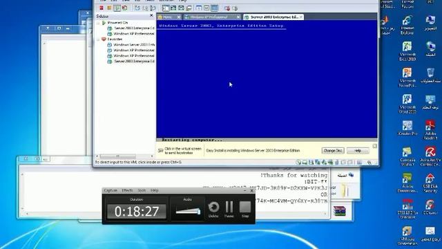 الدرس الاول | اعداد ويندوز سيرفر 2003 وويندوز XP على برنامج vmware смотреть онлайн