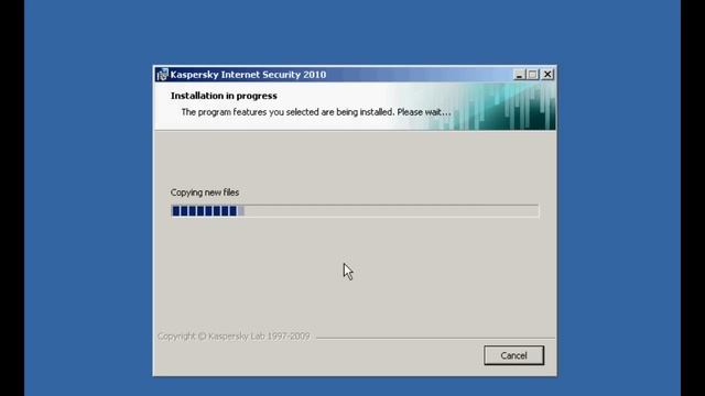 Kaspersky 2010 Install Procedure смотреть онлайн