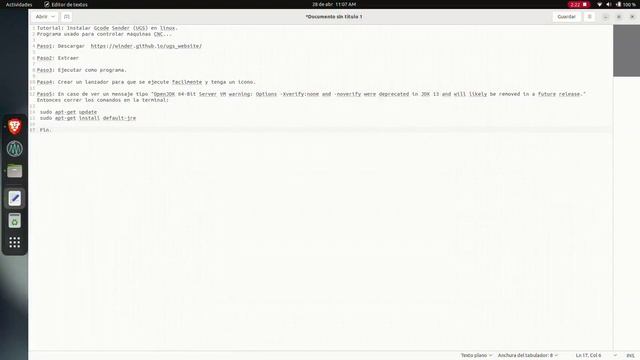 Tutorial Como Instalar GcodeSender (UGS) en Linux Ubuntu смотреть онлайн