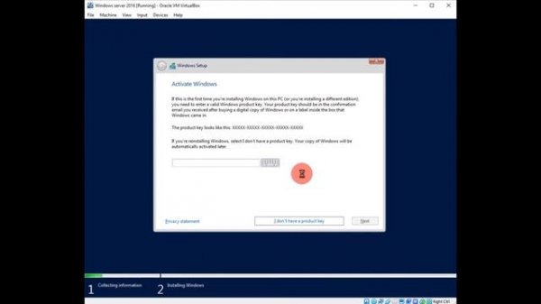 Практическая работа №1 Установка Windows Server 2019