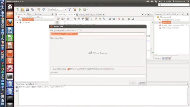 Using Netbeans IDE features with Metasploit смотреть онлайн