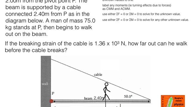 a strategy to solve torque problems - 1.10 and 1.11 ATAR Physics Year 12 смотреть онлайн