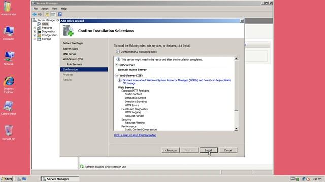 Windows Server 2008 IIS and DNS Server by Heera Meghwal смотреть онлайн