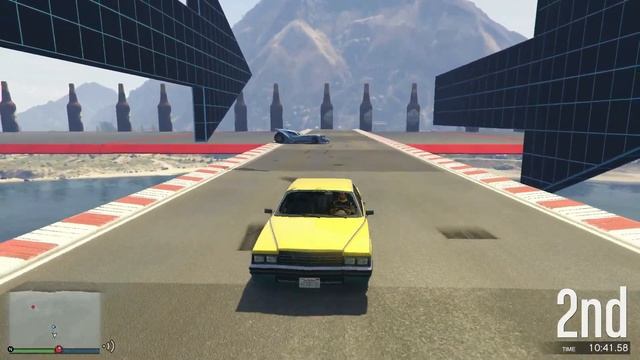 car vs car 99.99999% people will jump out of window when racing against pro player GTA 5 смотреть онлайн