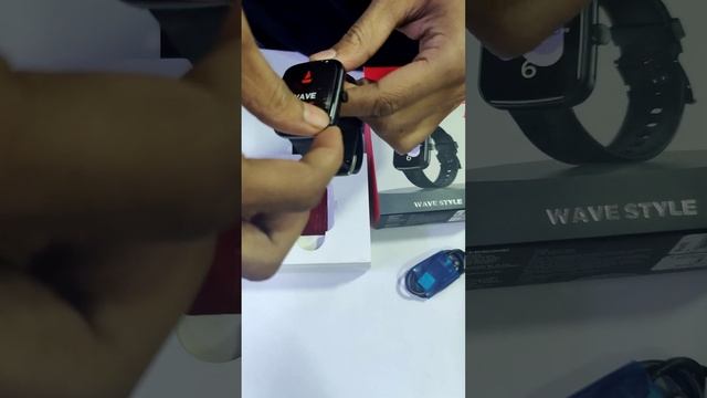 Boat Wave style Smartwatch Unboxing #smart Wearable #heart ratemonitor #blood Oxygen level Monitor смотреть онлайн