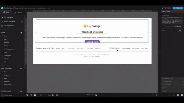 Embedding your Instagram feed on a Showit or Wordpress/Elementor website using Lightwidget смотреть онлайн