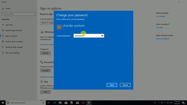 change password in windows 10 смотреть онлайн