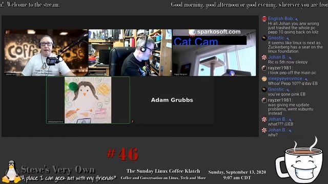 The Sunday Linux Coffee Klatch - Linux, Tech and More - 09/13/2020 смотреть онлайн