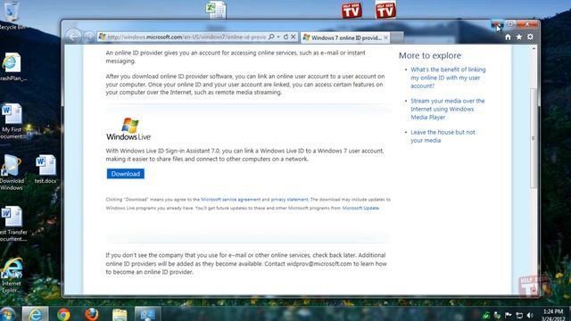 Link Online IDs With Your Windows 7 User Account смотреть онлайн