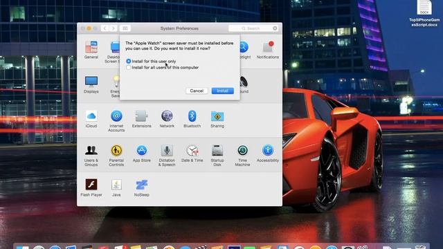 Apple Watch Screen Saver Mac смотреть онлайн