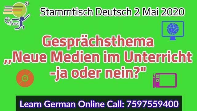 Stammtisch Deutsch 2 Mai 2020 | Deutsch Lernen | Learn German Online смотреть онлайн